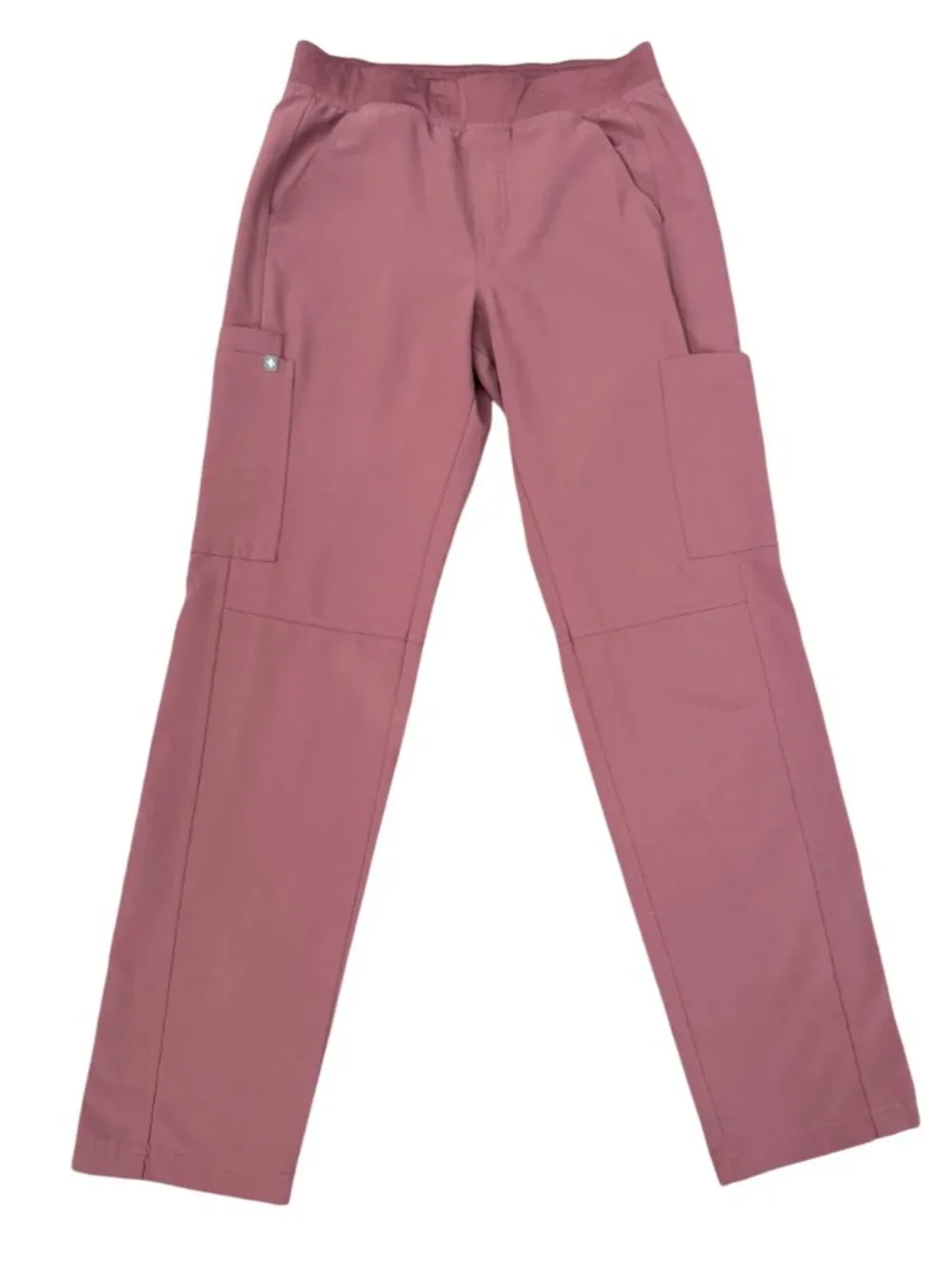 FIGS Axim Cargo Scrub Pants Men’s Small Mauve Jogger Stretch Medical